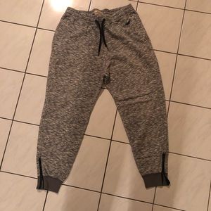 Hollister grey mens joggers